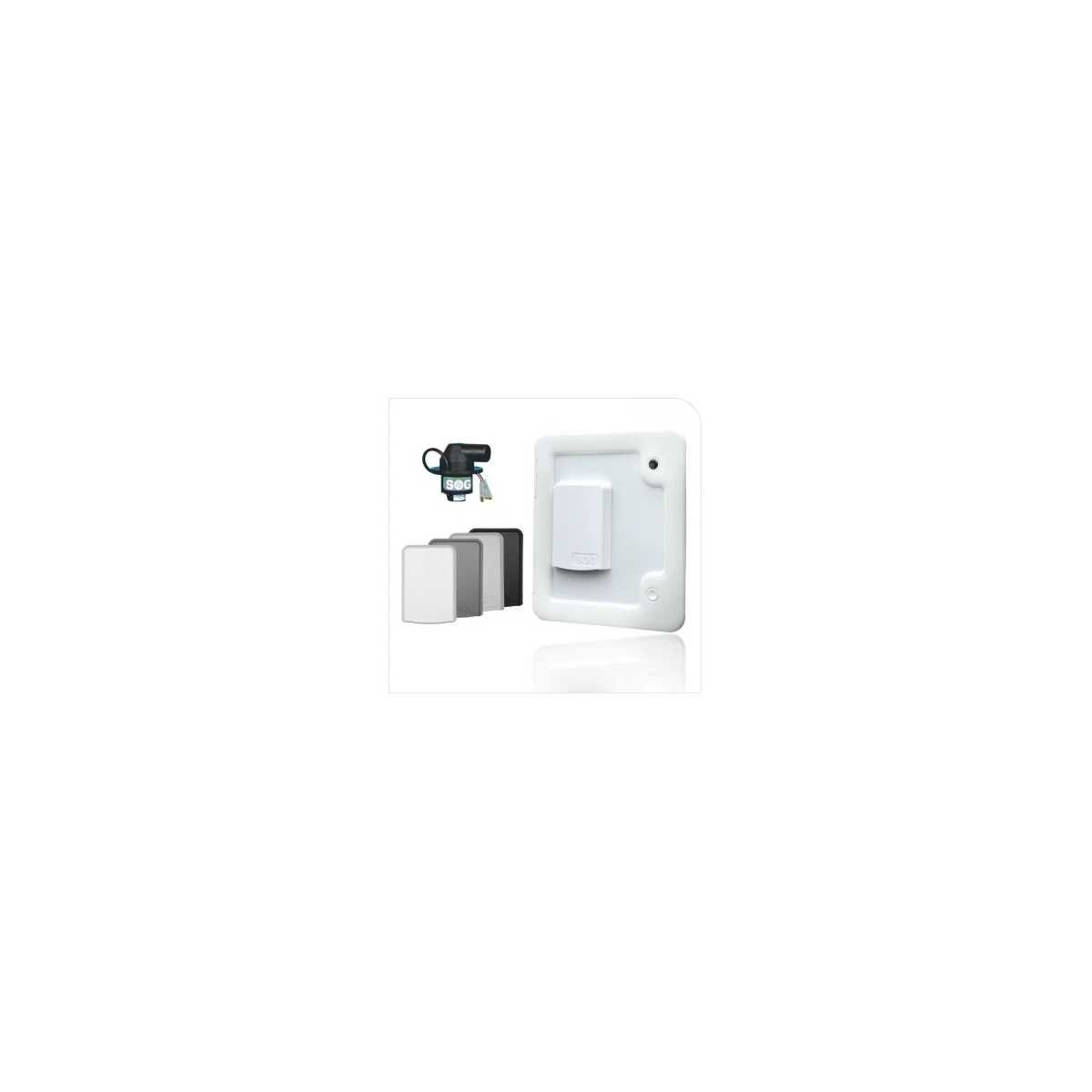 SOG Toiletten Entlueftung Tuervariante Typ F fuer Thetford C250-C260 Dunkelgrau 406 013 0