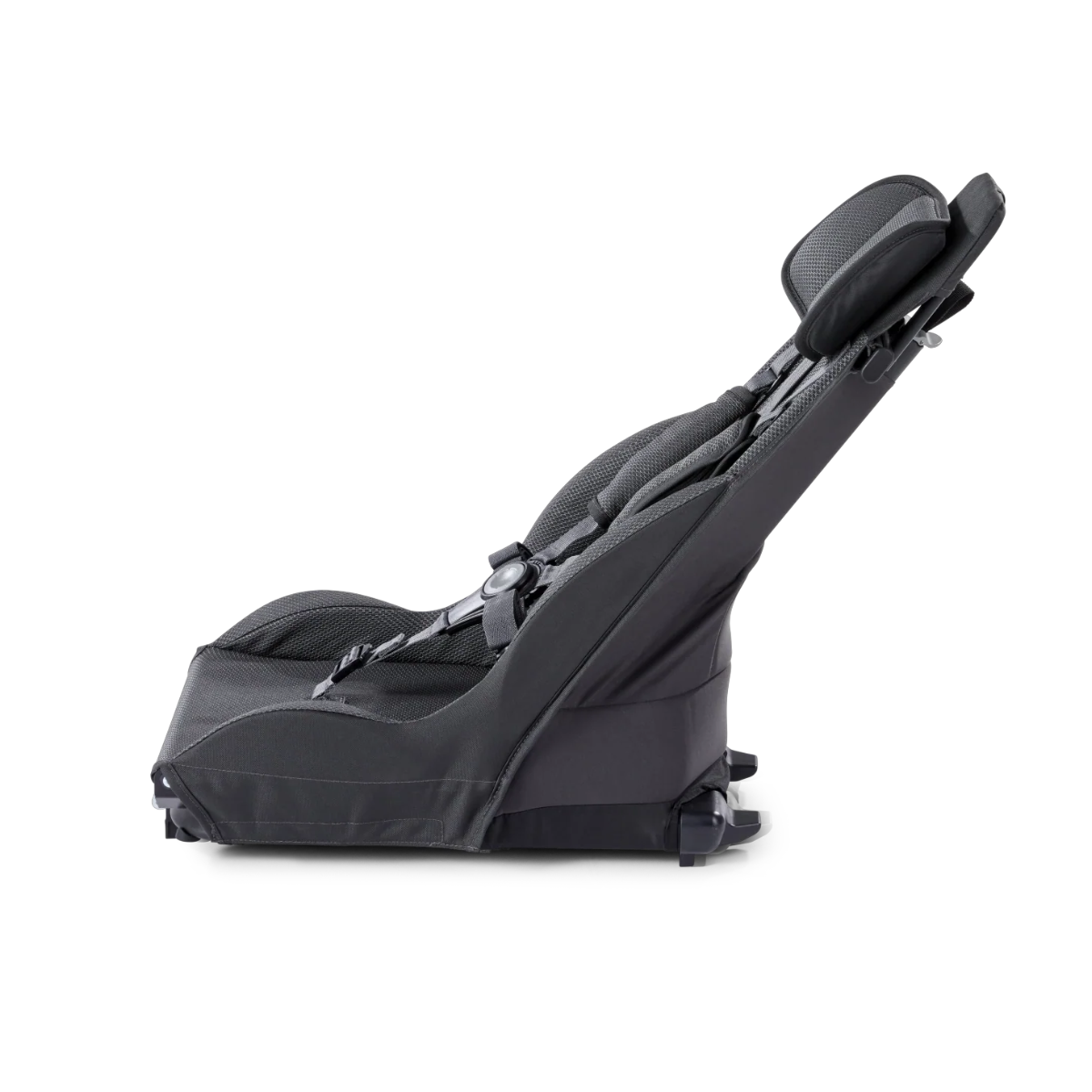 CROOZER Kinderfahrradanhaenger Kid Yuuna Moonlight Black mit 2 Premium-Sitzen - 121001124 122400024