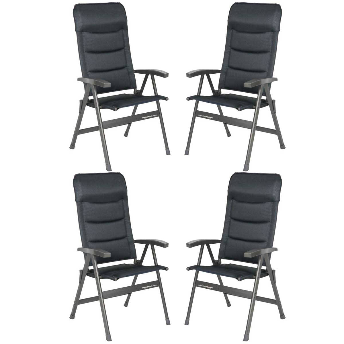 Set WESTFIELD Majestic Grande Stuhl dark smoke 4 Stühle Set WESTFIELD Majestic Grande Stuhl dark smoke - Be-Smart Series - 301-416 DS 4 Stuehle