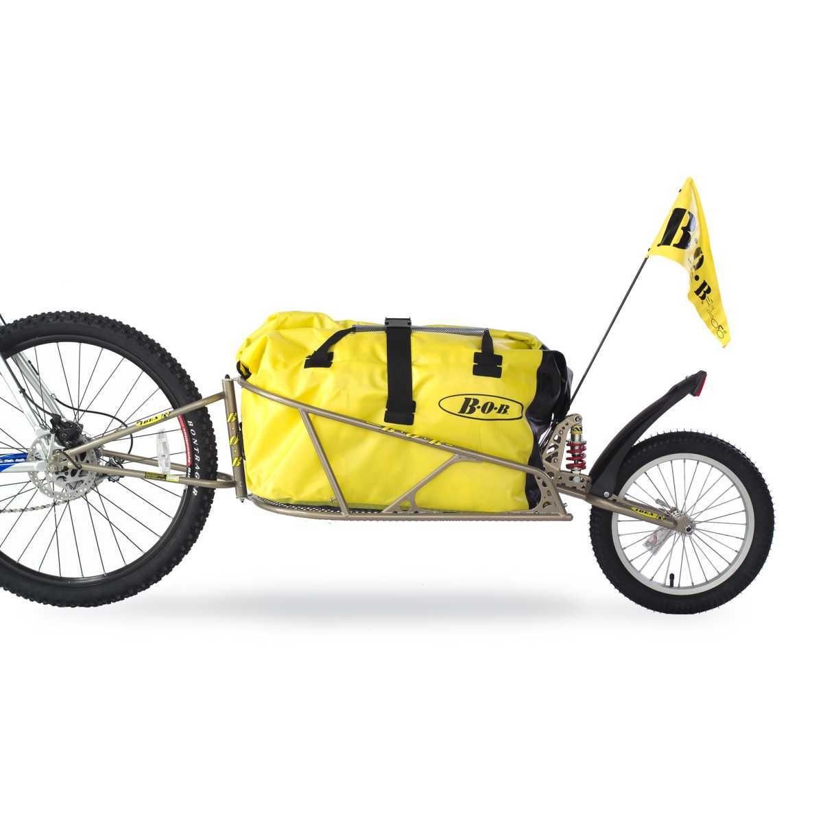 CROOZER Lastenanhaenger BOB IBEX fuer 28 Zoll Gold mit Tasche - 141110002