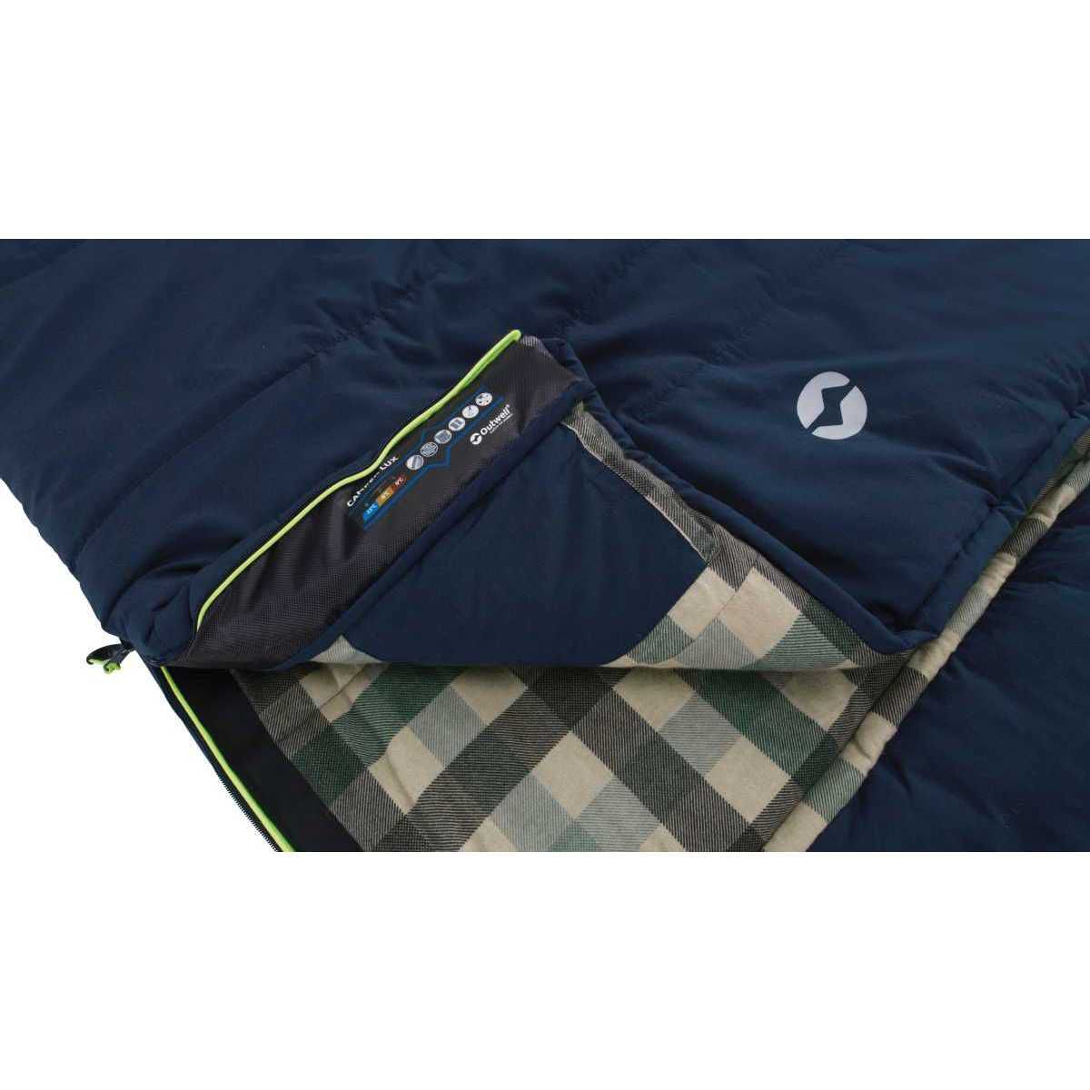 Outwell Camper Lux Deckenschlafsack Zipper links 235 x 90 cm - 230419