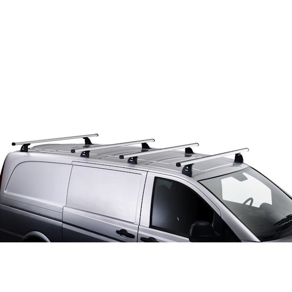 Thule Dachtraeger fuer LANCIA Musa ohne Glasdach 5-Tuerer MPV 2004→ Fixpunkte- Kompletter THULE Dachtraeger mit ProBar Aluschienenprofilen