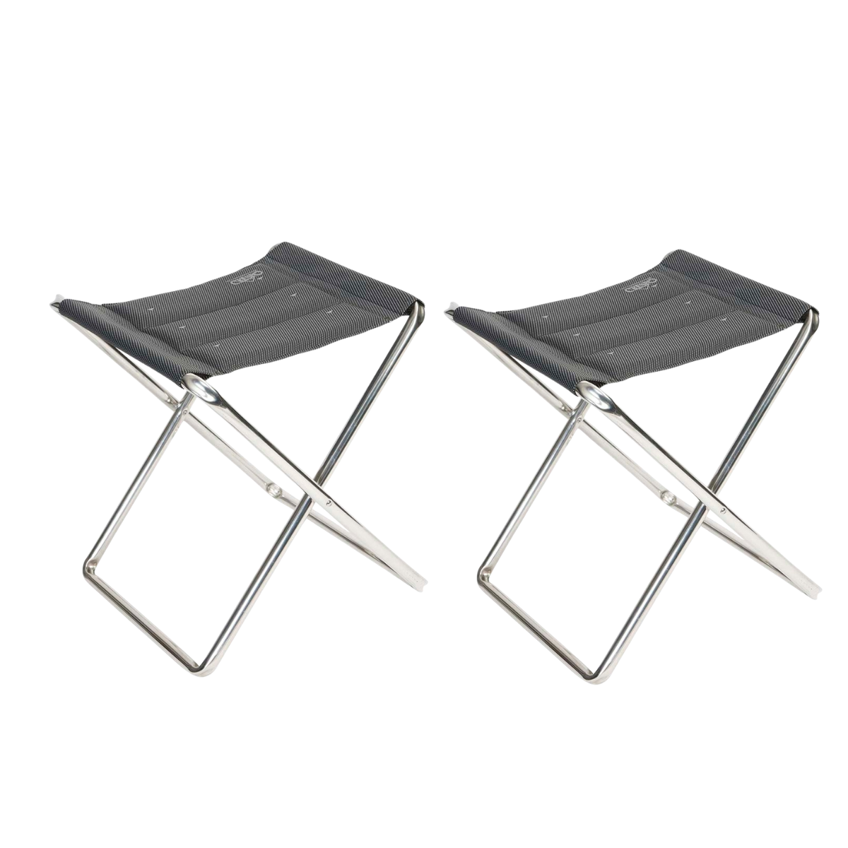 CRESPO Hocker Deluxe AL-302-DL grau 2er-Set - 1148071