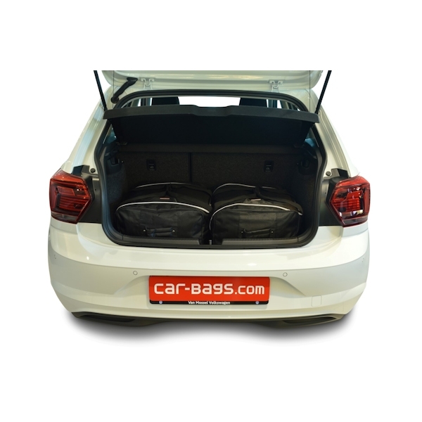 Car Bags V13201S VW Polo VI Bj- 2017- Ladeboden Position unten - Reisetaschen Set- Auf Ihr Auto massgeschneidert- Das Original