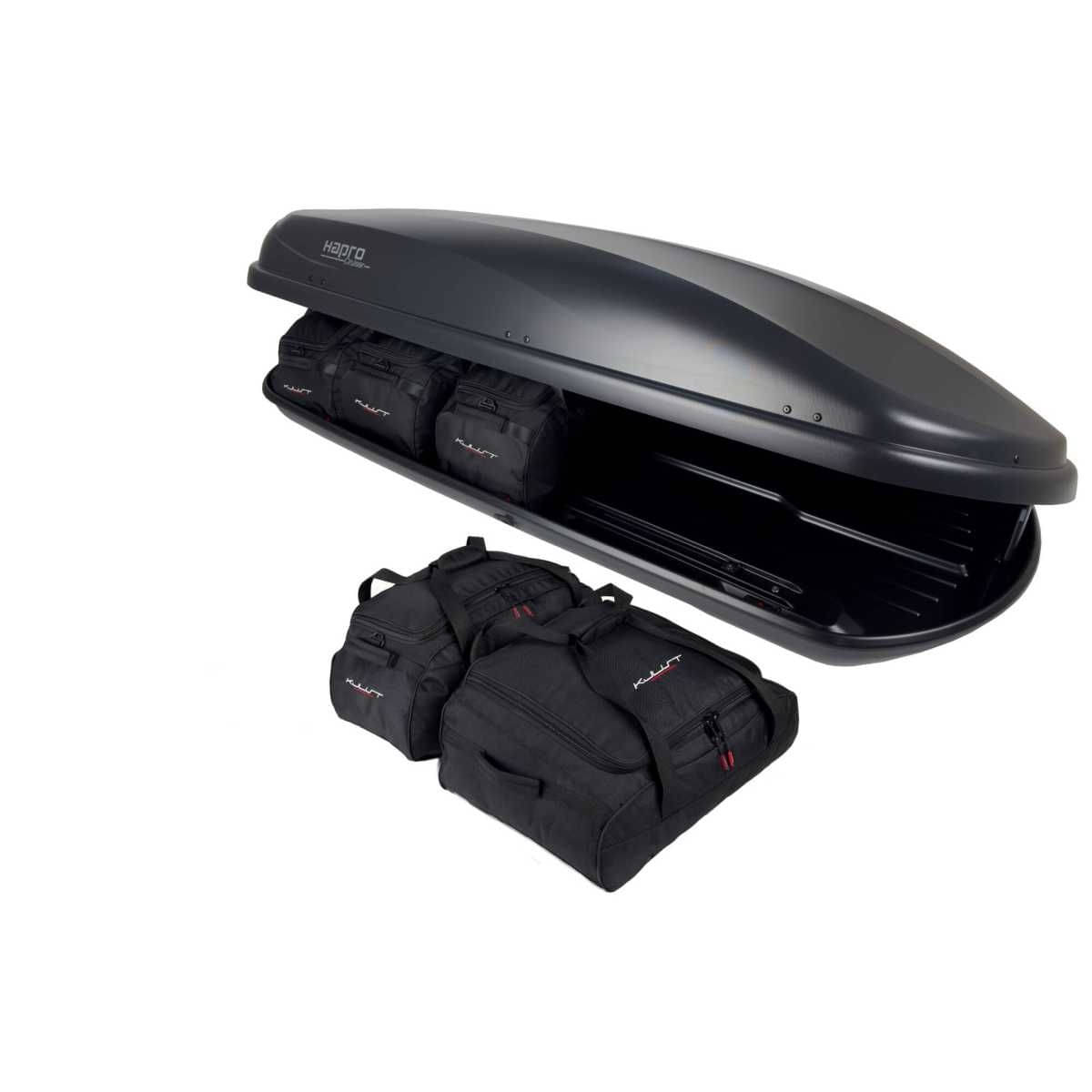 KJUST Dachboxen Taschen Set fuer Dachbox HAPRO CRUISER 10.8 5er-Set - 13246