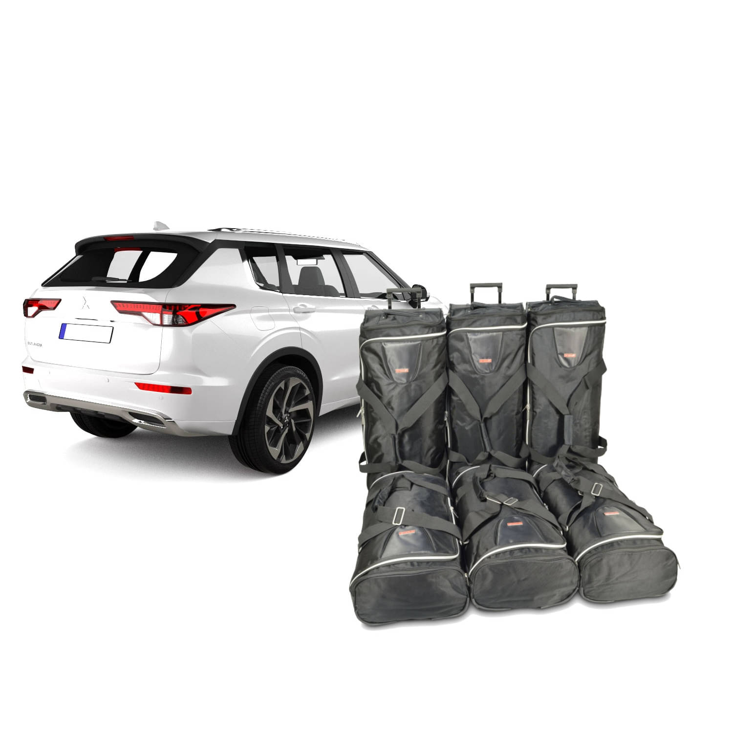Car Bags M10901S Mitsubishi Outlander 21- Reisetaschen Set- Auf Ihr Auto massgeschneidert- Das Original