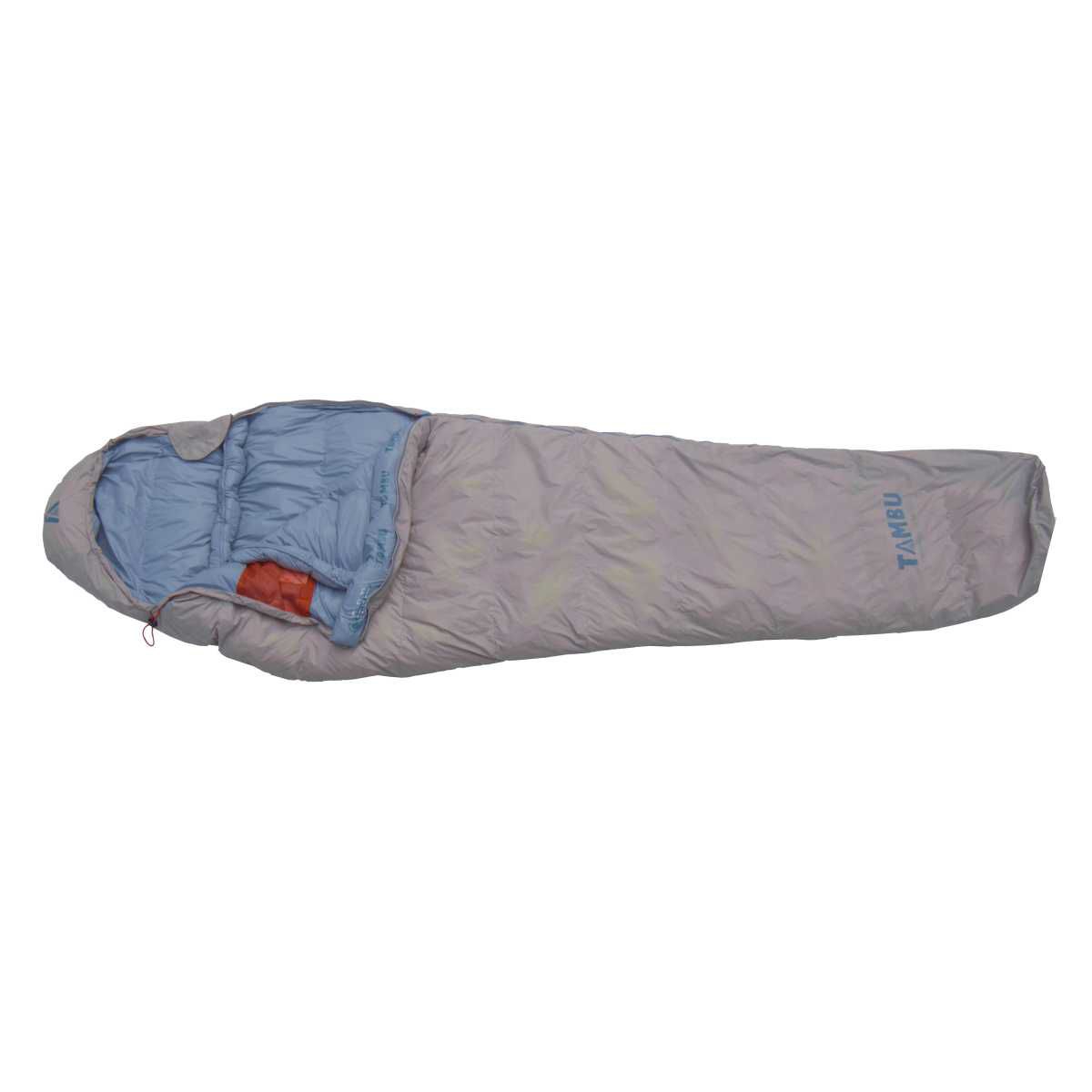 TAMBU MOMI Mumienschlafsack 950 g Graublau - 20211005