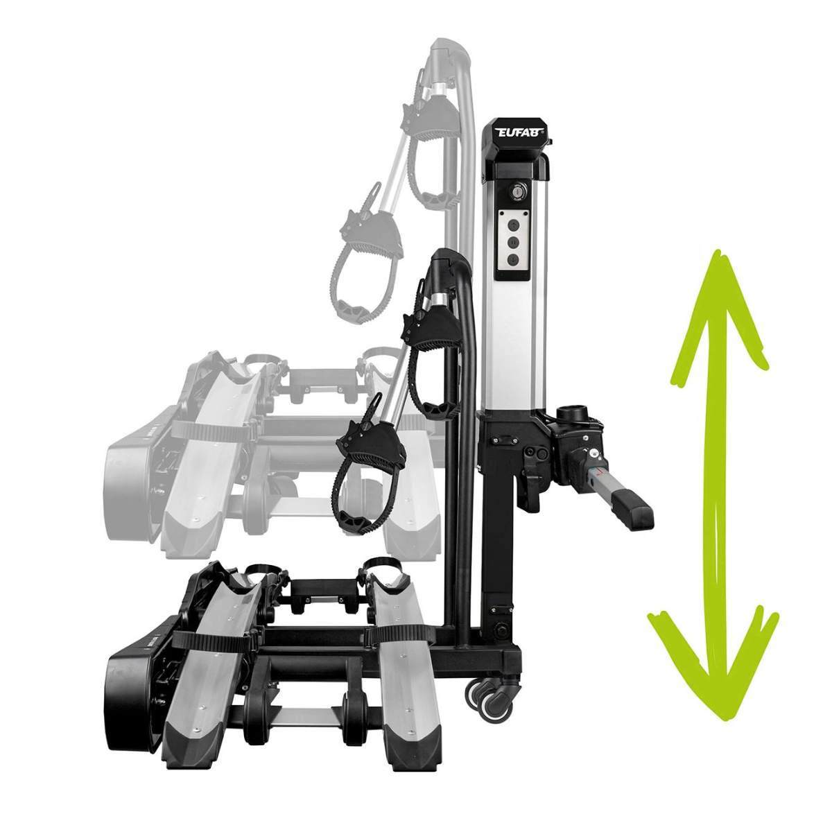 Fahrradtraeger EUFAB Bike Lift 11535 elektrische Liftfunktion