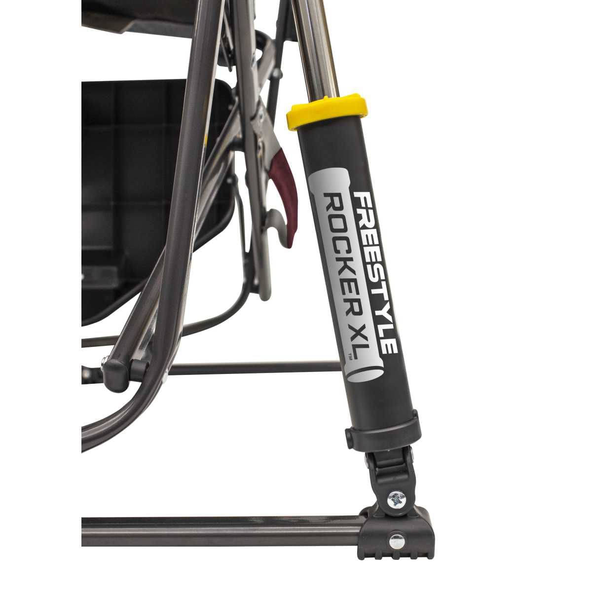 GCI faltbarer Schaukelstuhl Freestyle Rocker XL mit Seitentisch Cinnamon - 47172