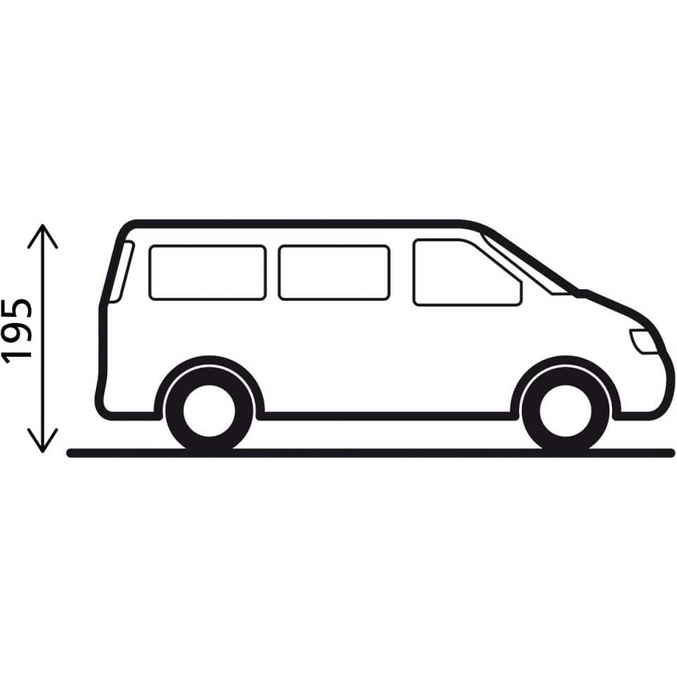 Brunner Heckklappenzelt ESCAPE fuer Peugeot Traveller- Citroen Spacetourer- Toyota ProAce ab Bj. 2016 0102945N