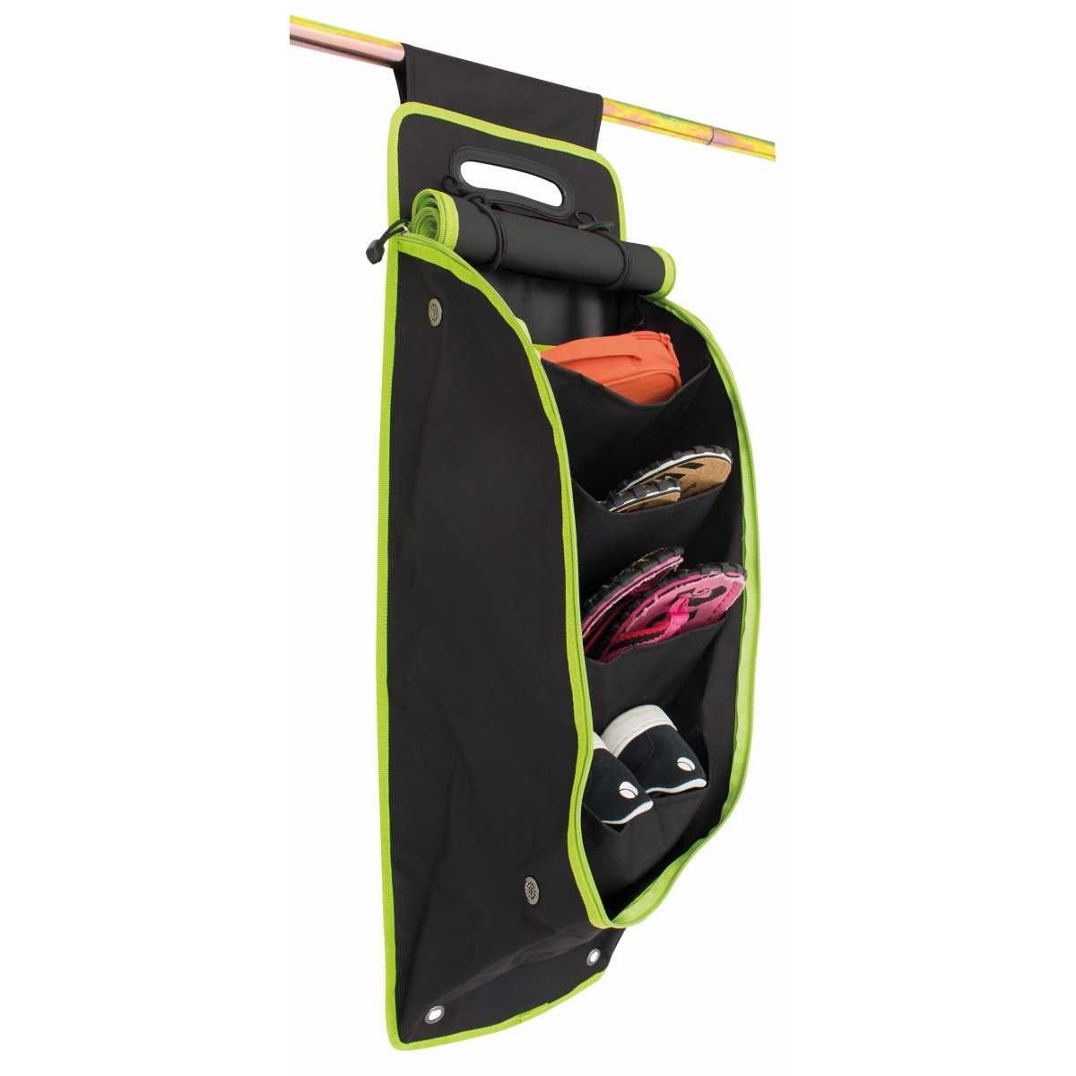 EuroTrail Organizer OXFORD S 28 x 80 cm Schwarz-Lime - ETAC0286-0117