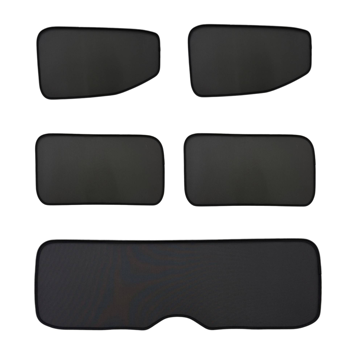 WINDESA SunClip Sonnenschutz - Sichtschutz VW T7 Caravelle ohne Ausstellfenster ab Bj. 2024 Set ABC - sun-10495abc-L1-vw