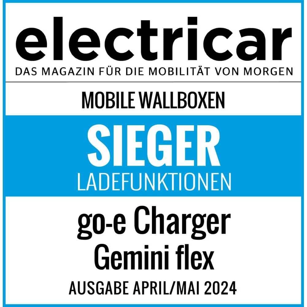 go-e Wallbox Charger Gemini flex 22 kW- 32 A- 3-phasig - CH-04-22-01