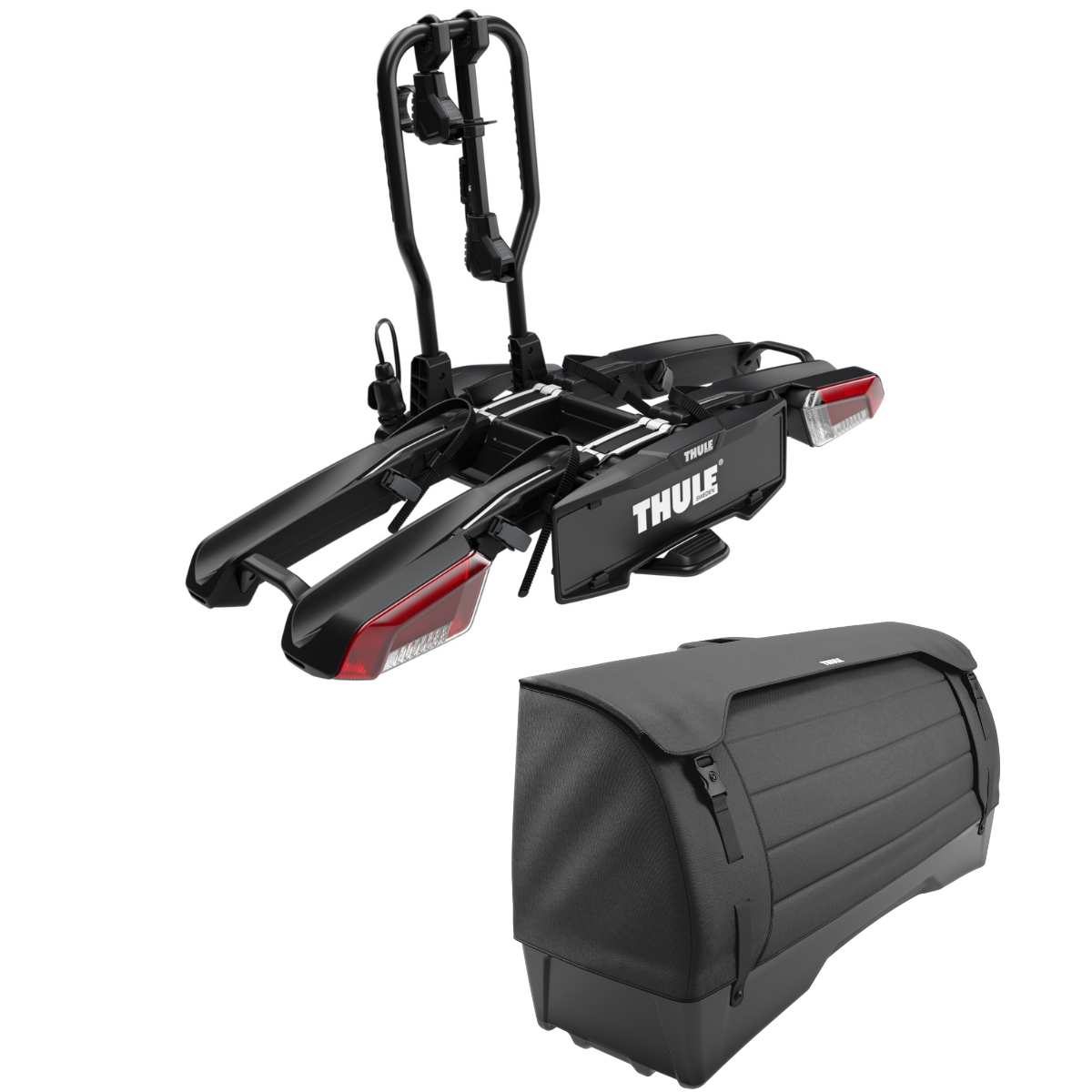 THULE 944 EasyFold 3 2B Fahrradtraeger inkl. Onto 2 Heckbox - 9441 9092