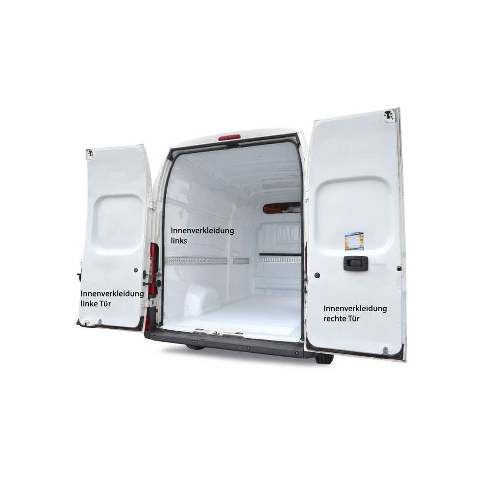 REIMO Seitenverkleidung Cover Plus Fiat Ducato L3H2 ab Bj- 06- linke Seite- Weiss- 2-tlg. - 400215