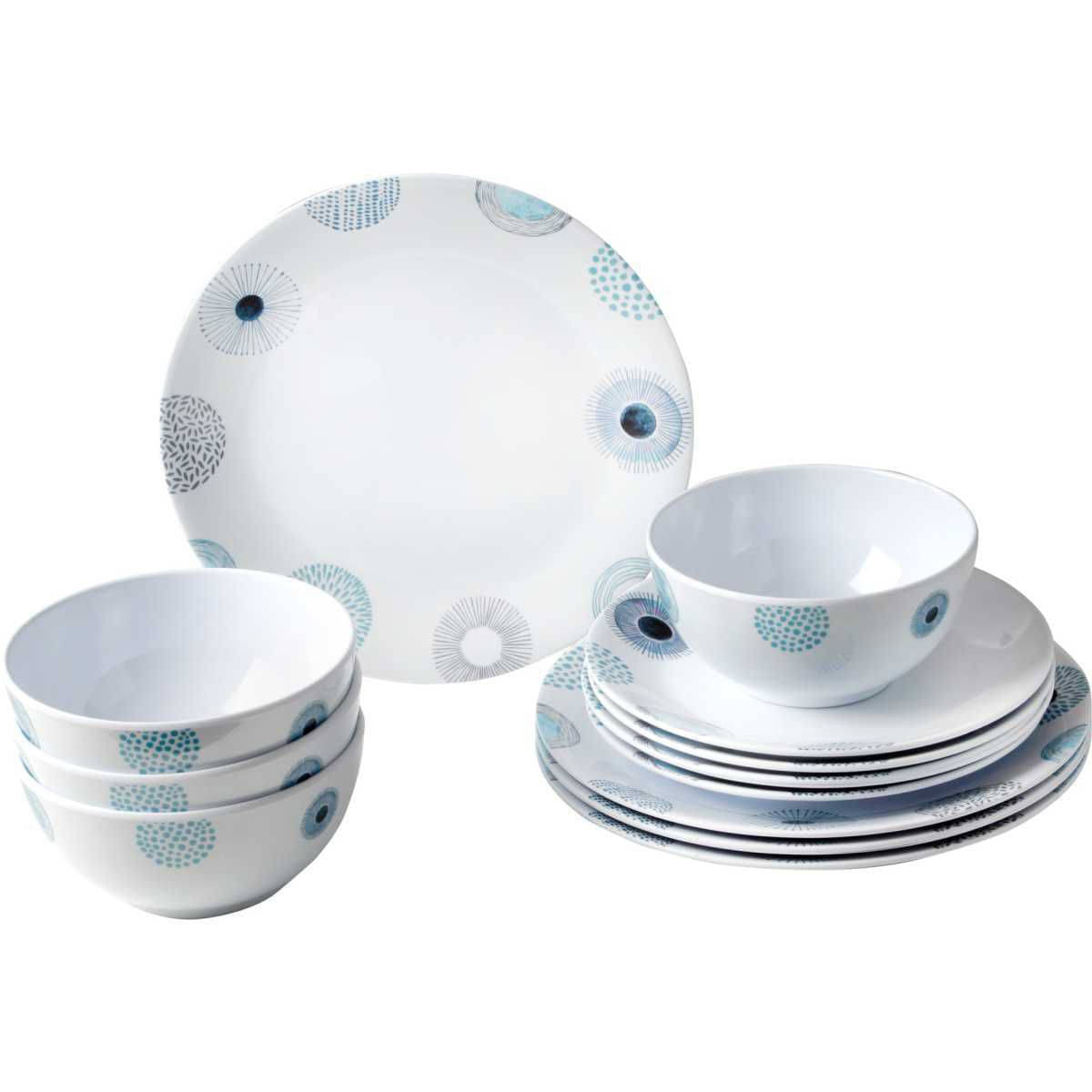 BRUNNER Deep Sea Midday Geschirrset 12-tlg- - 0830148N.C7R