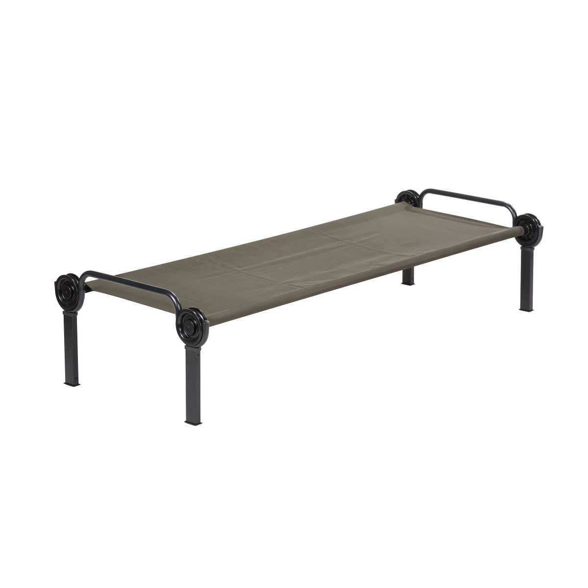 Disc-O-Bed ONE L - Einzelbett olivgruen ohne Seitentasche - 30731