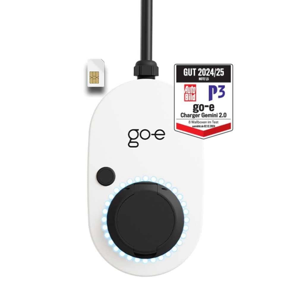 go-e Wallbox Charger Gemini 2.0 22 kW- 32 A- 3-phasig - CH-05-22-51