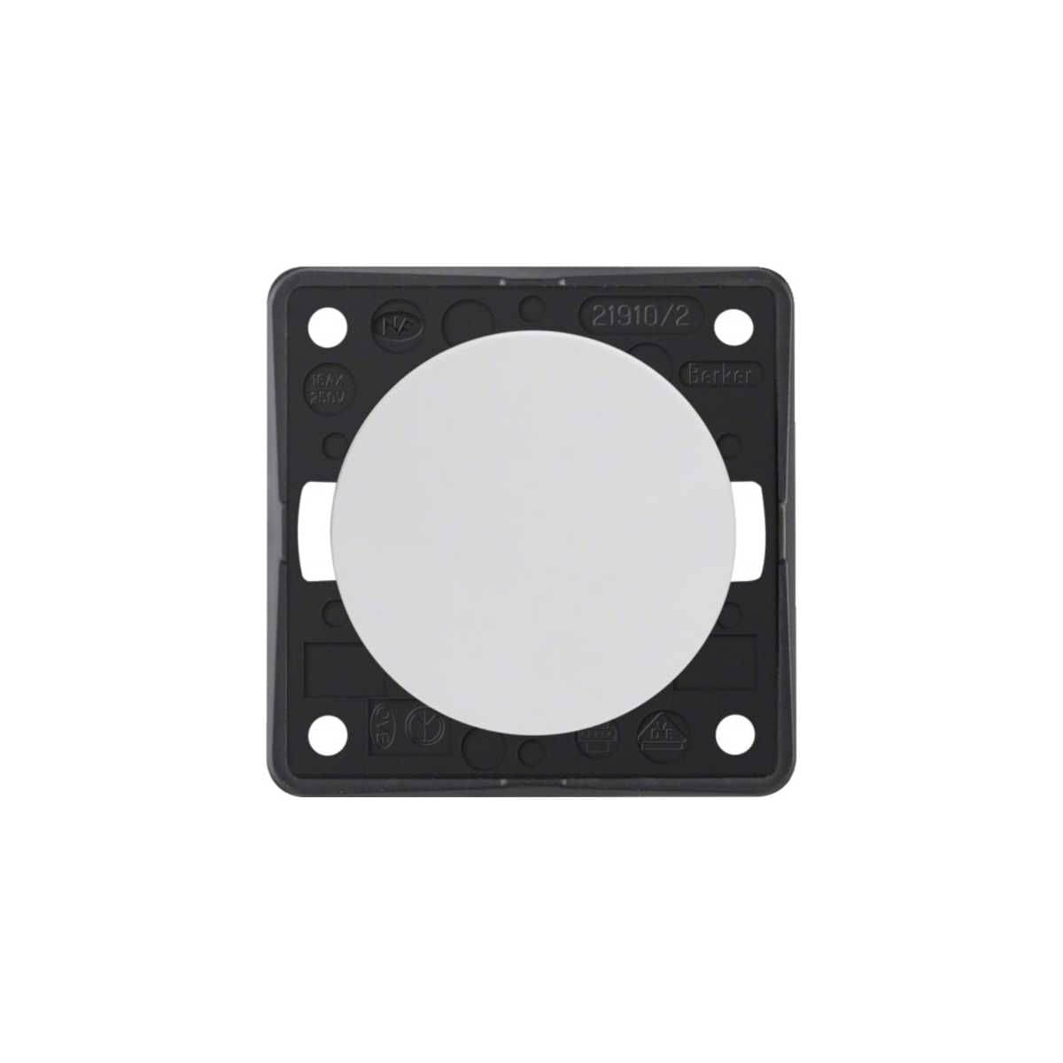 BERKER INTEGRO Flow Ausschalter polarweiss glaenzend - 9 3652 25 09