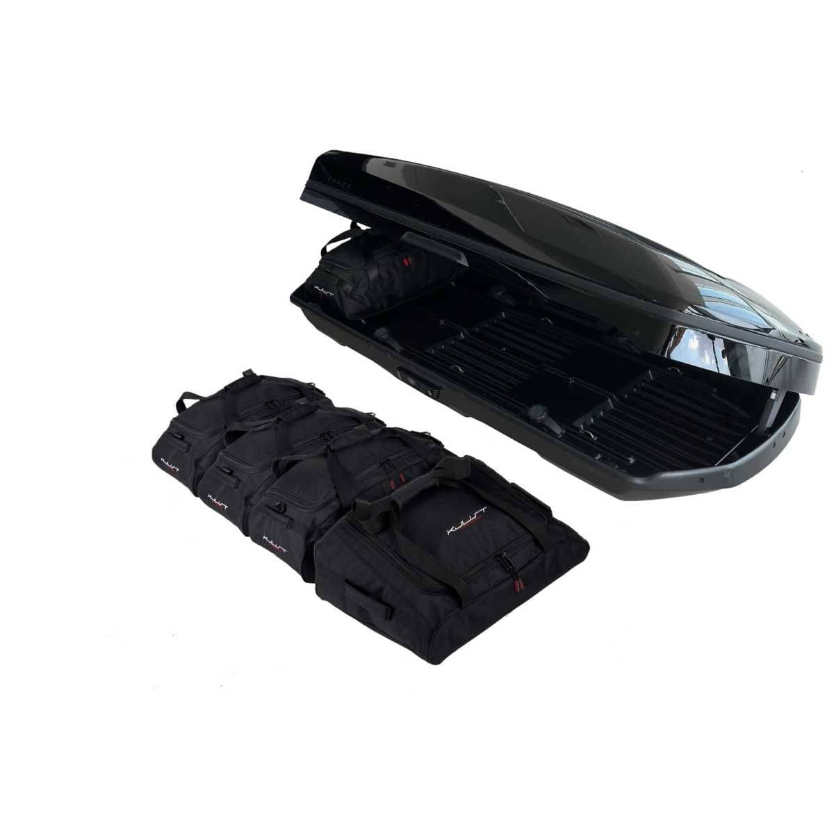 KJUST Dachboxen Taschen Set fuer Dachbox VOLVO ACTIVE 500 5er-Set - 13213