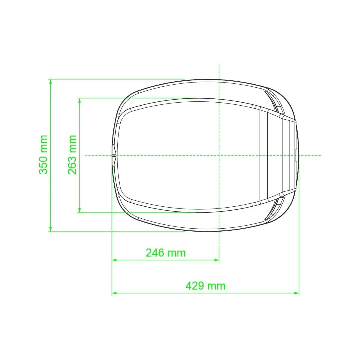 LooSeal Schmaler Deckel fuer LooSeal ELITE - ZH208