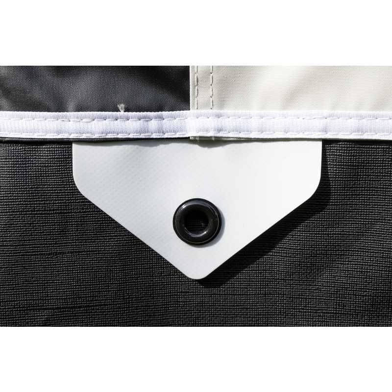 REIMO TENT Wohnwagenvorzelt BOLOGNA 400 x 240 cm Stahl-Gestaenge - 936373