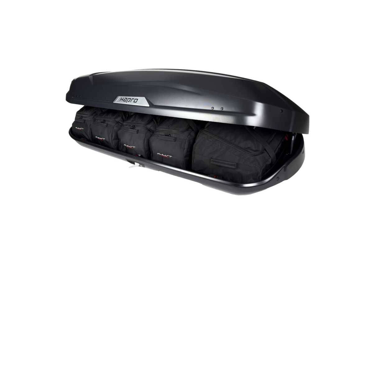 KJUST Dachboxen Taschen Set fuer Dachbox HAPRO TRIVOR 560 5er-Set - 13147