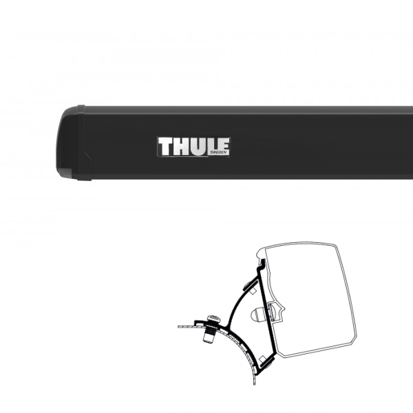 Thule 3200 2.70 m - 302468 - Markise THULE Omnistor 3200 270 cm Gehaeuse anthrazit - Adapter VW T5 T6 Transporter H1 L1