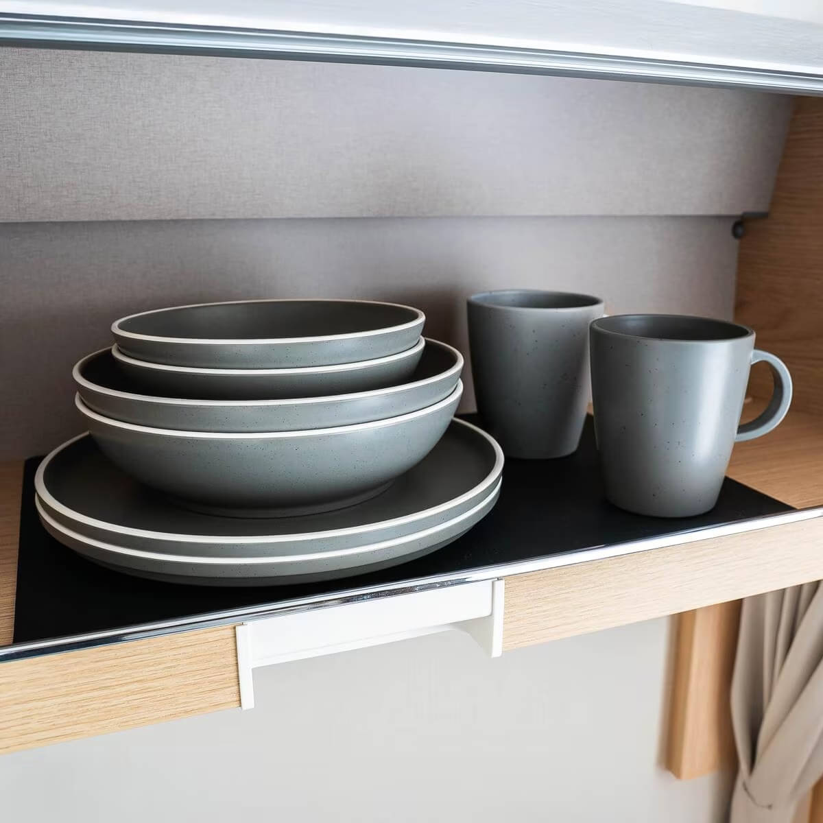 BRUNNER x SILWY DOLOMIT MAGNETIC ANTISLIP Geschirr-Set Grau 11-tlg- - 0842050N.C20