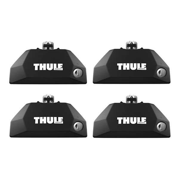 Thule Flush Rail Evo - 710600 - THULE 7106 Evo Flush Rail Fusssaetze fuer Dachtraeger