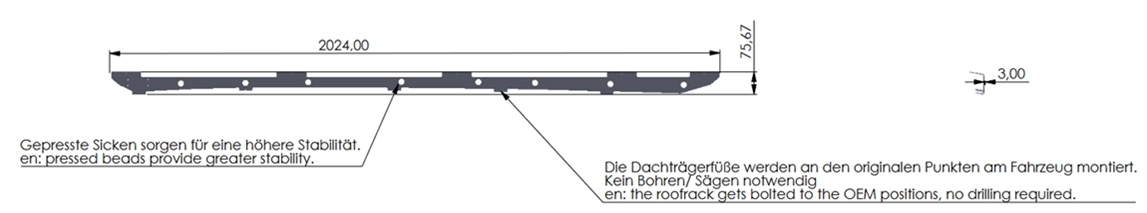 HORNTOOLS Dachtraeger ExRoof Peugeot Expert L2 HPSAL2RREX01