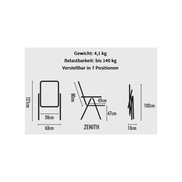 Set WESTFIELD Zenith Stuhl charcoal grey - Be-Smart Series - 301-586 CG 3 Stuehle