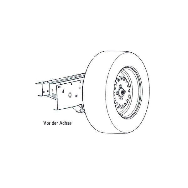 Easydriver Adapter Reich 227-2135K BPW Vario III CMC Flexi-Chassis