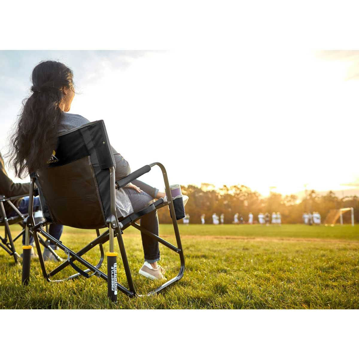 GCI faltbarer Schaukelstuhl Freestyle Rocker Indigo Blue - 37060