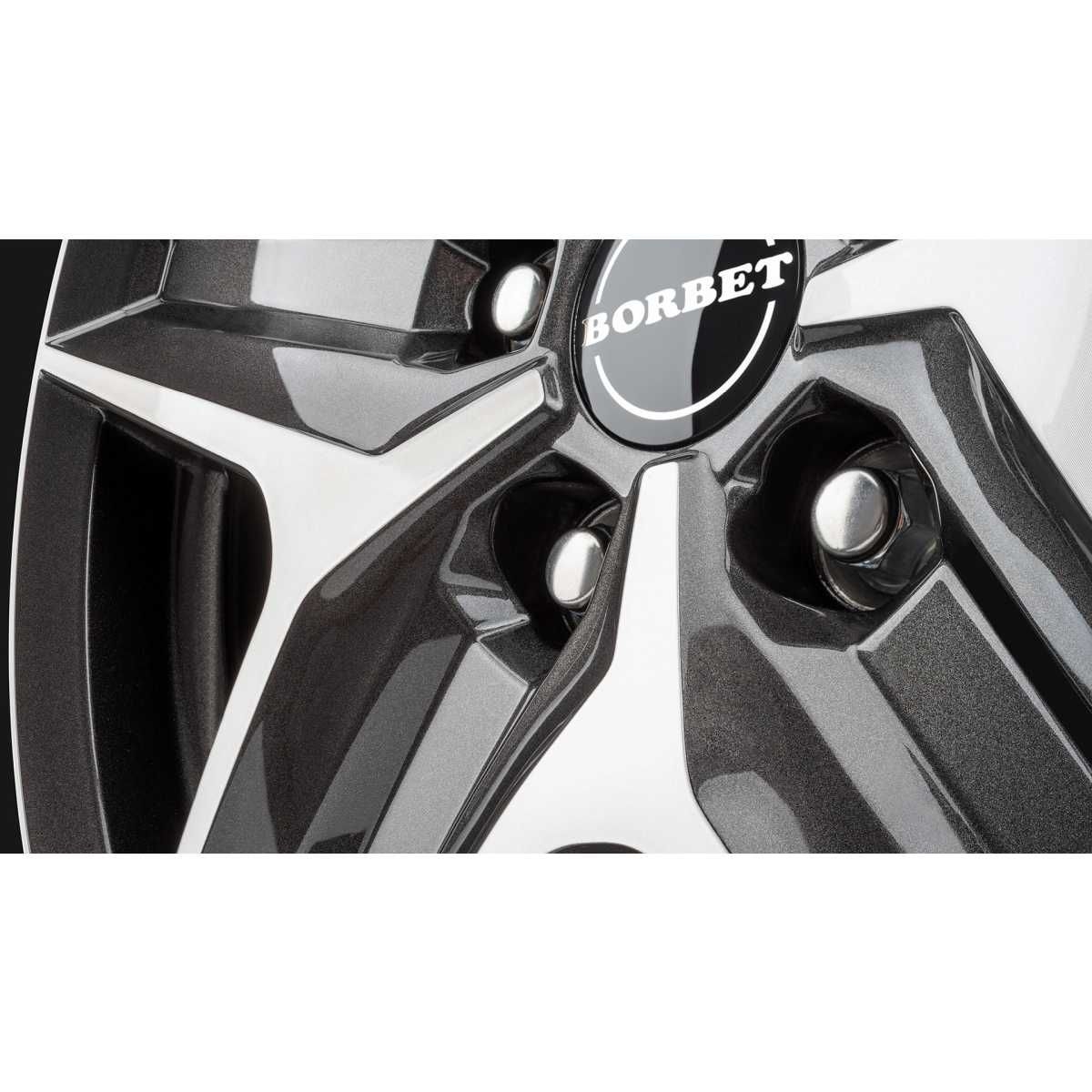 BORBET Alufelge CWZ mistral anthracite polished glossy 18 Zoll fuer Fiat Ducato Heavy ab Bj. 07-06 - CWZ 75853130578-1MAGP