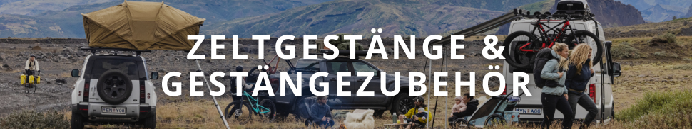 Zeltgestänge und Gestängezubehör