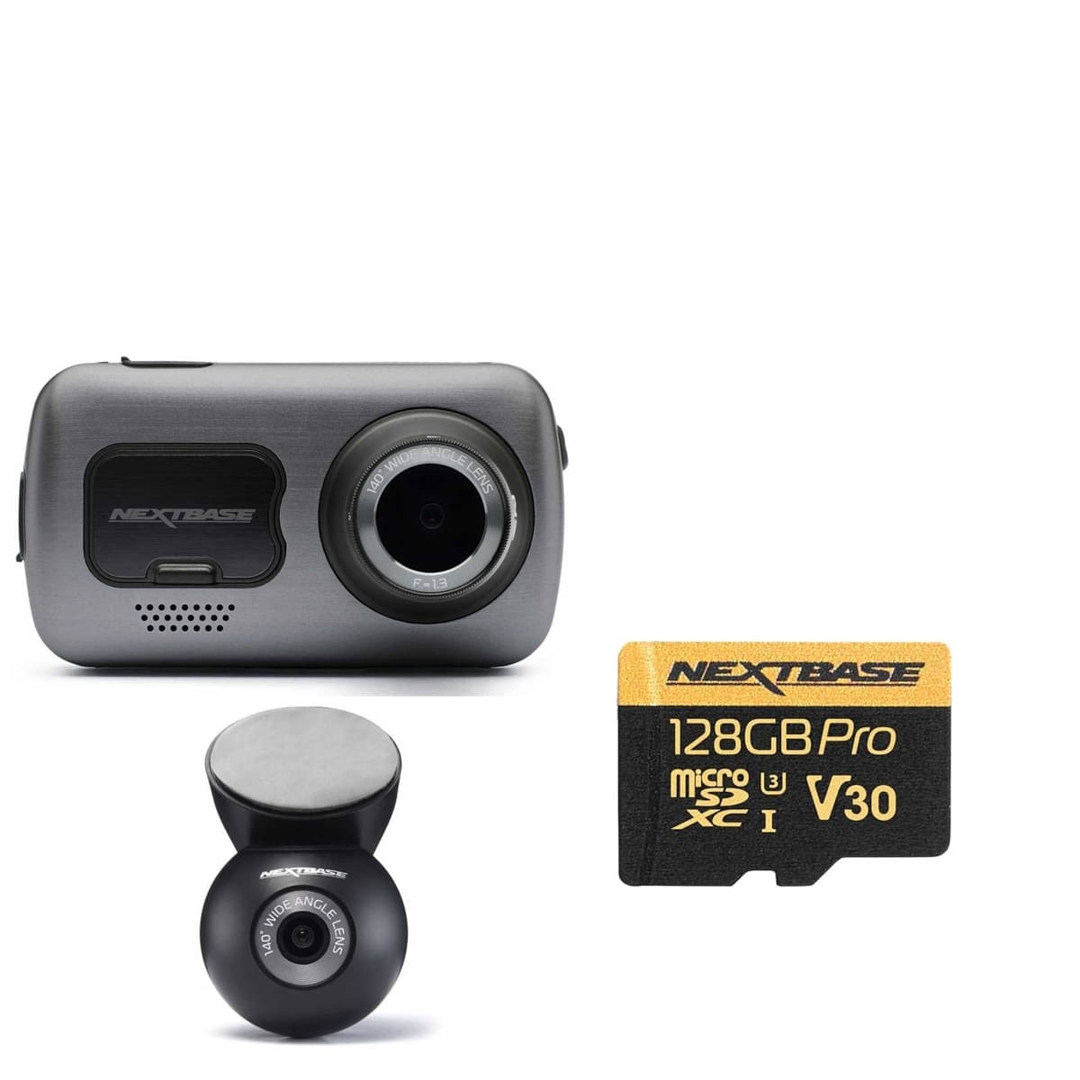 NEXTBASE Serie 2 622GW DashCam und Heckscheibenkamera Starter-Set 2.0