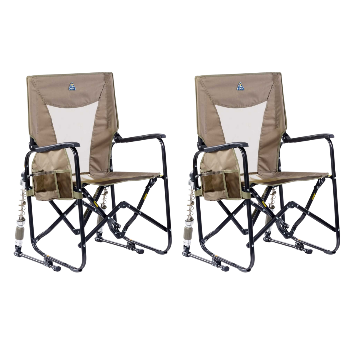 Set GCI faltbarer Schaukelstuhl Adjustable Rocker Aged Fatigue 2 Stühle Set GCI faltbarer Schaukelstuhl Adjustable Rocker Aged Fatigue 2 Stuehle - 450335