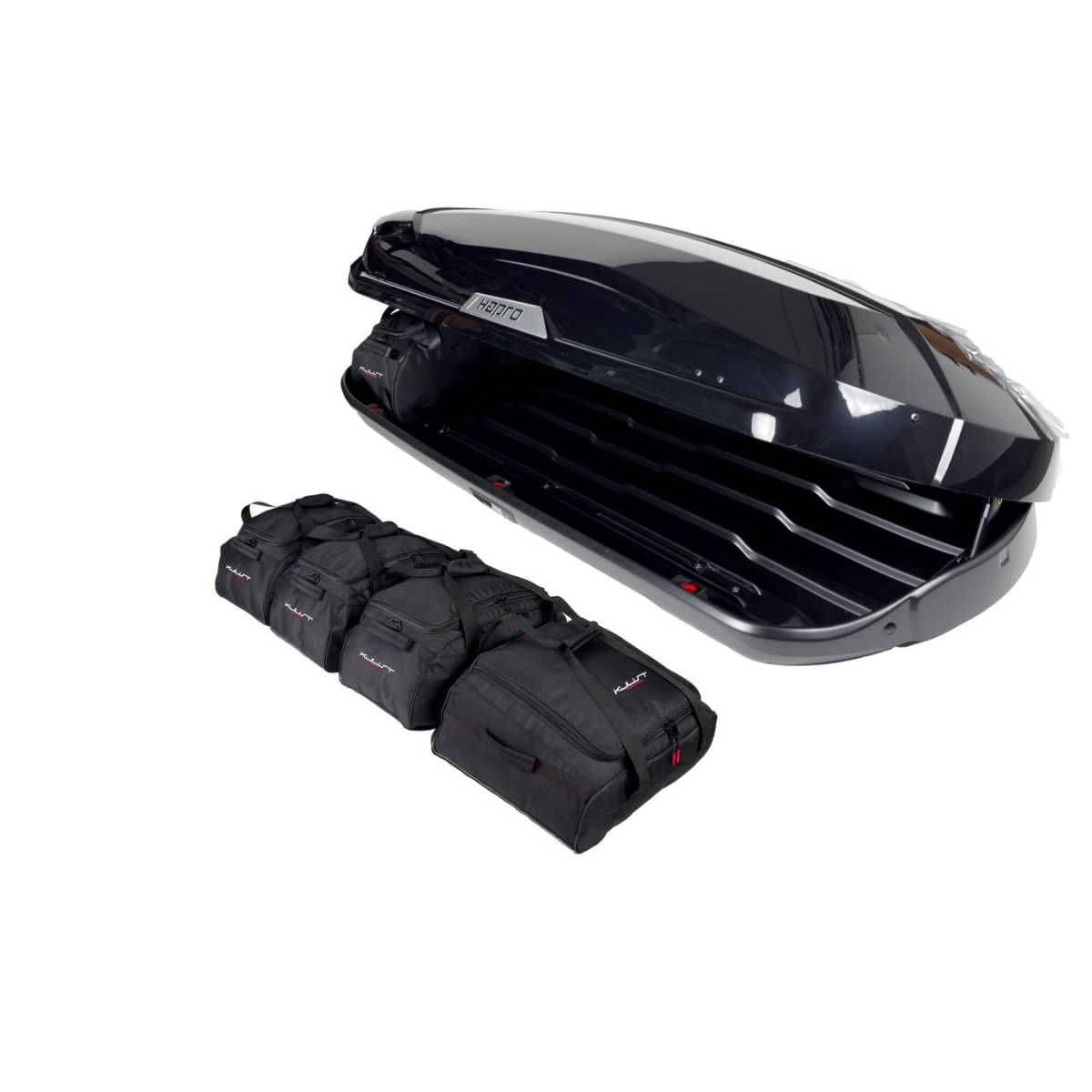 KJUST Dachboxen Taschen Set fuer Dachbox HAPRO TRIVOR 640 5er-Set - 13155