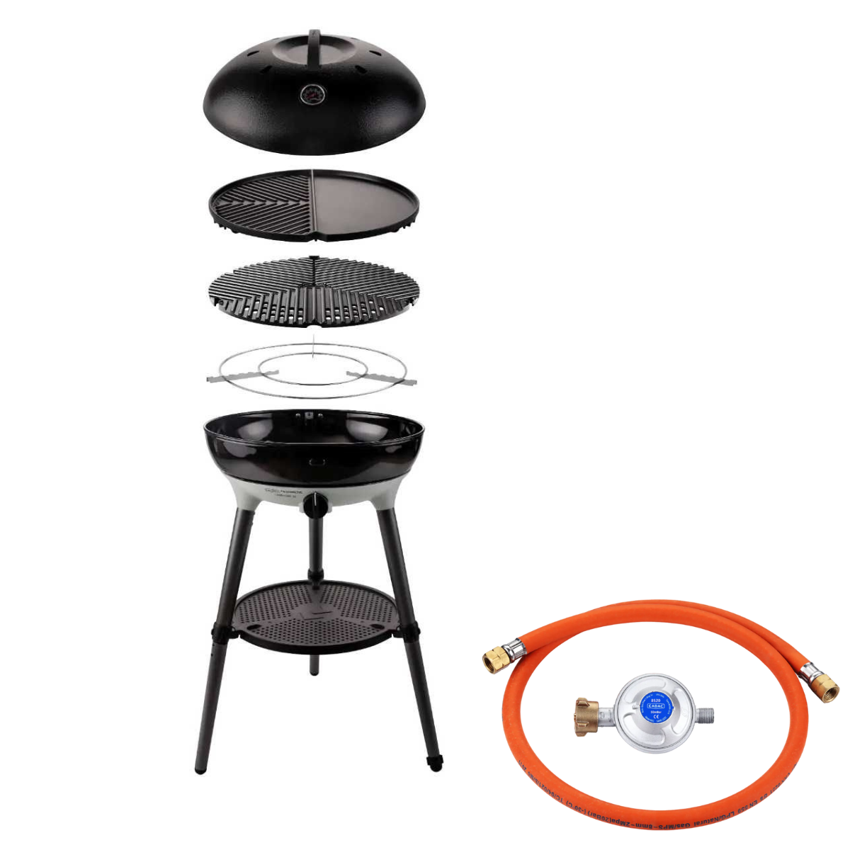 CADAC Carri Chef 50 BBQ-Grill2Braai 50 mbar inkl. Universalregler 50 mbar - 8915C-50-DE 8520