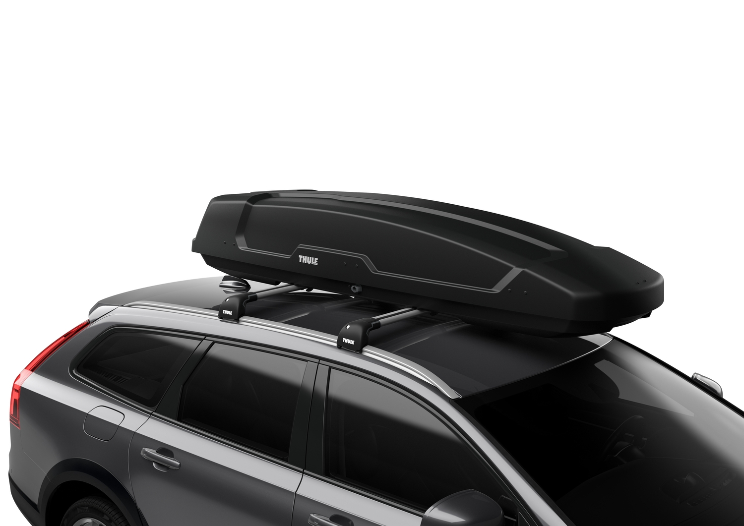 Thule Force XT Alpine - 635500 - Dachbox THULE Force XT Alpine 420 L Black Aeroskin