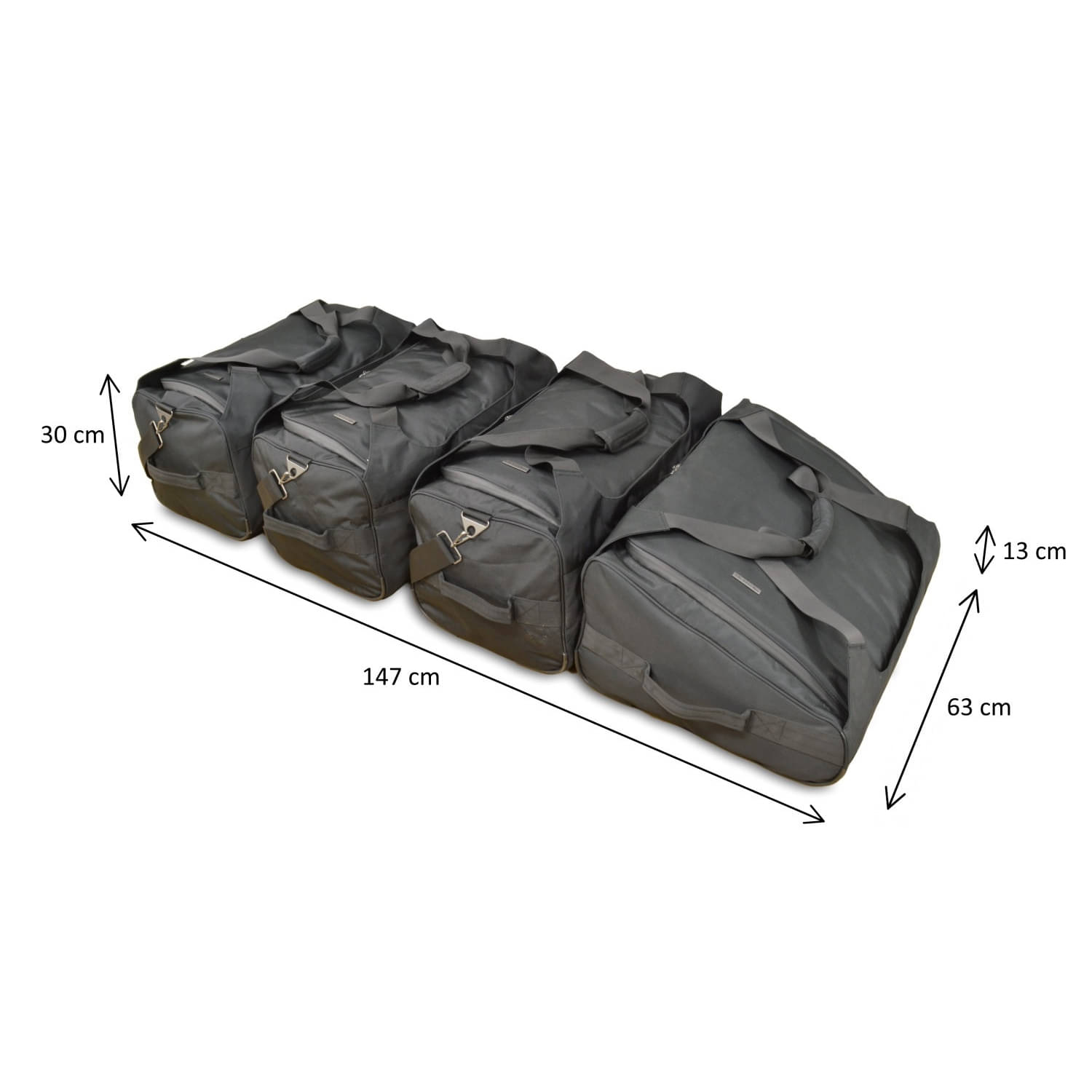 Car Bags BOXBAG1P Box Bag Dachboxen Taschen Set Pro.Line 4-teilig