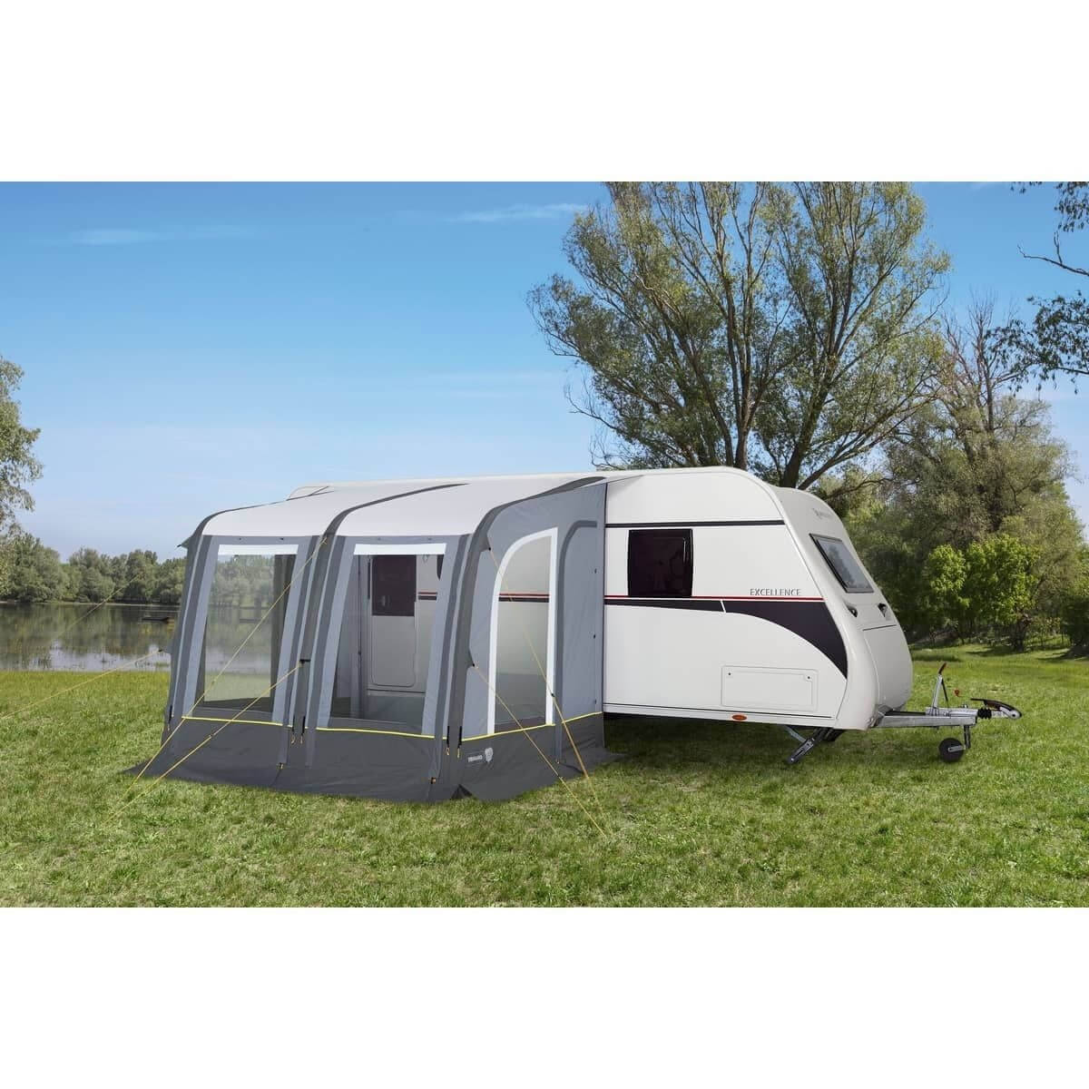 TRIGANO aufblasbares Teil-Vorzelt ARUBA- Gr. 280 x 240 cm- Anbauhoehe 235-250 cm - M-7627-3