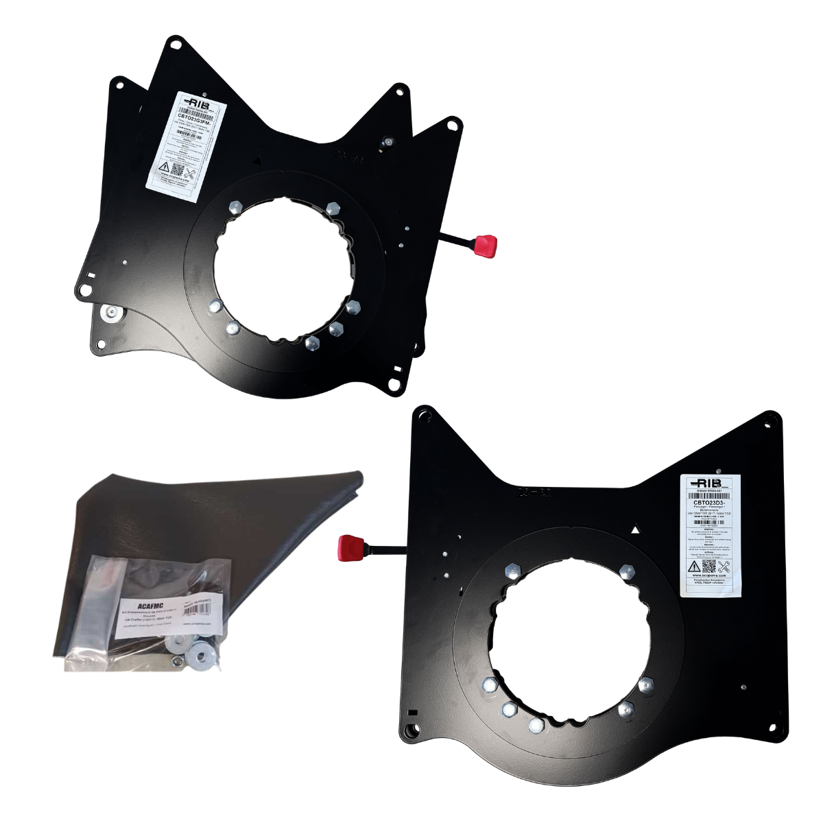 SCOPEMA Drehkonsolen-Set VW Crafter - MAN TGE ab Bj. 2017 Fahrer- und Beifahrerseite - CBTO23G3 CBTO23D3 ACAFMC