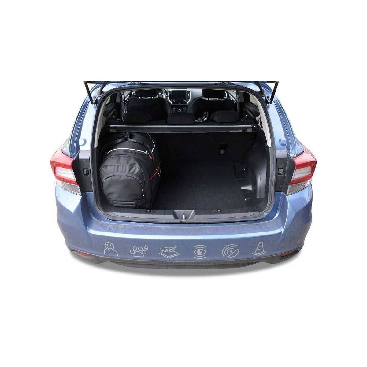 KJUST Kofferraum Taschen Set fuer SUBARU IMPREZA ab Bj. 2017 4er-Set - 7038025