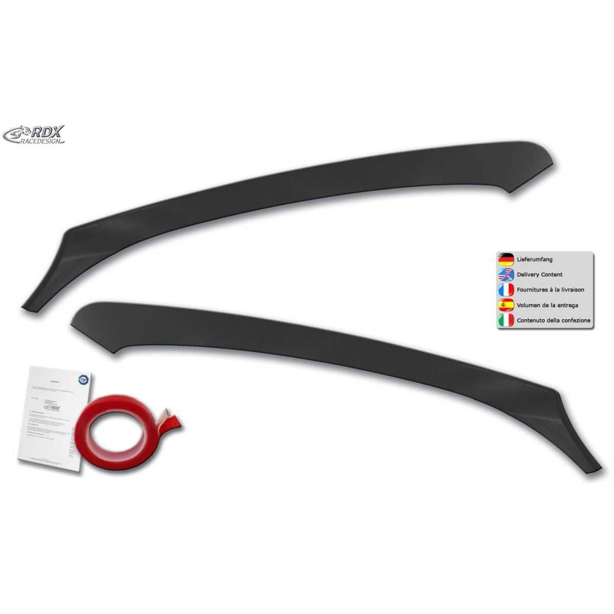 RDX Racedesign Scheinwerferblenden Boeser Blick fuer MERCEDES Citan W415 Bj. 2012-2021 - RDSB208