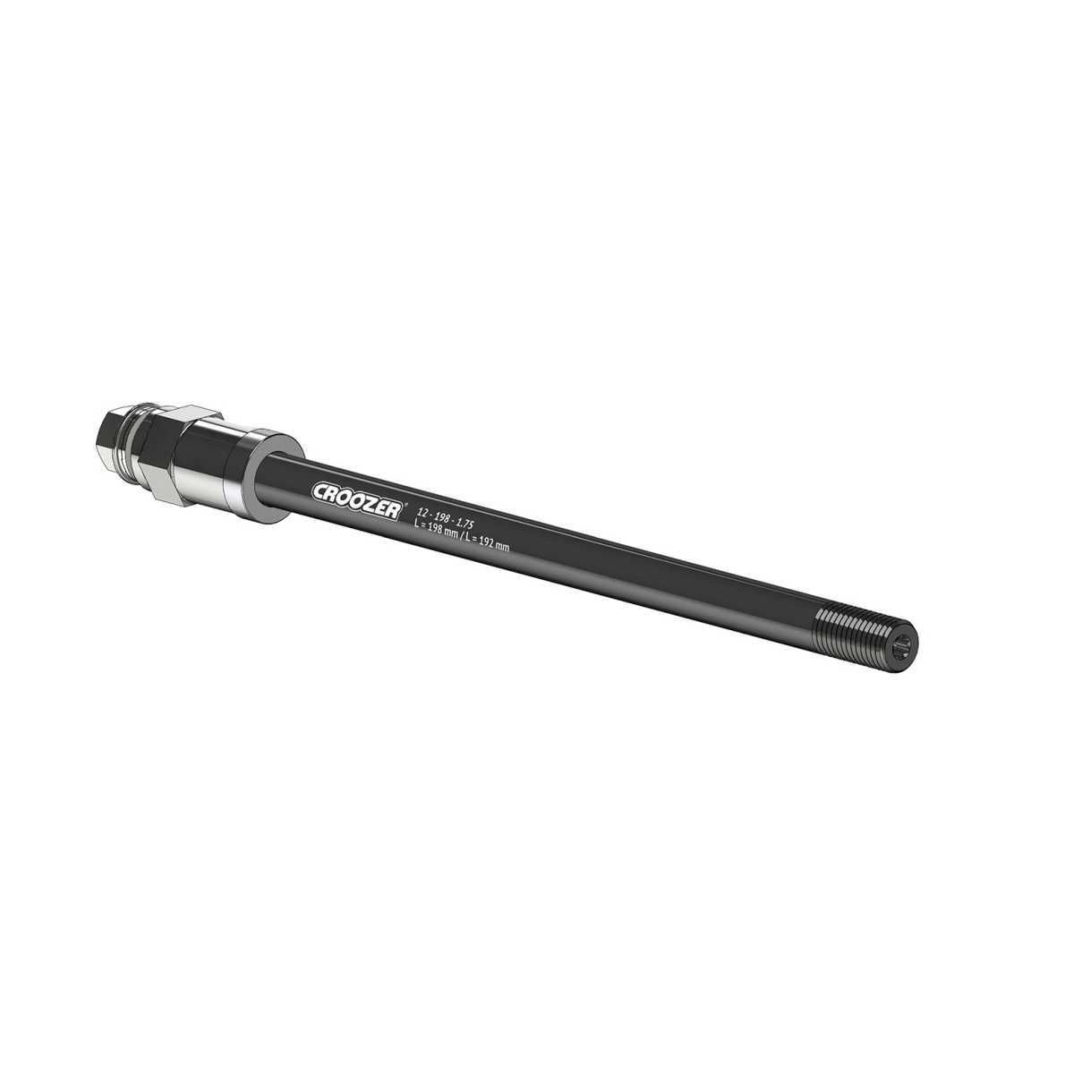 CROOZER Steckachsadapter Gewindesteigung 1.75 - Laenge 192-198 mm- Adapterkopf - 122530918