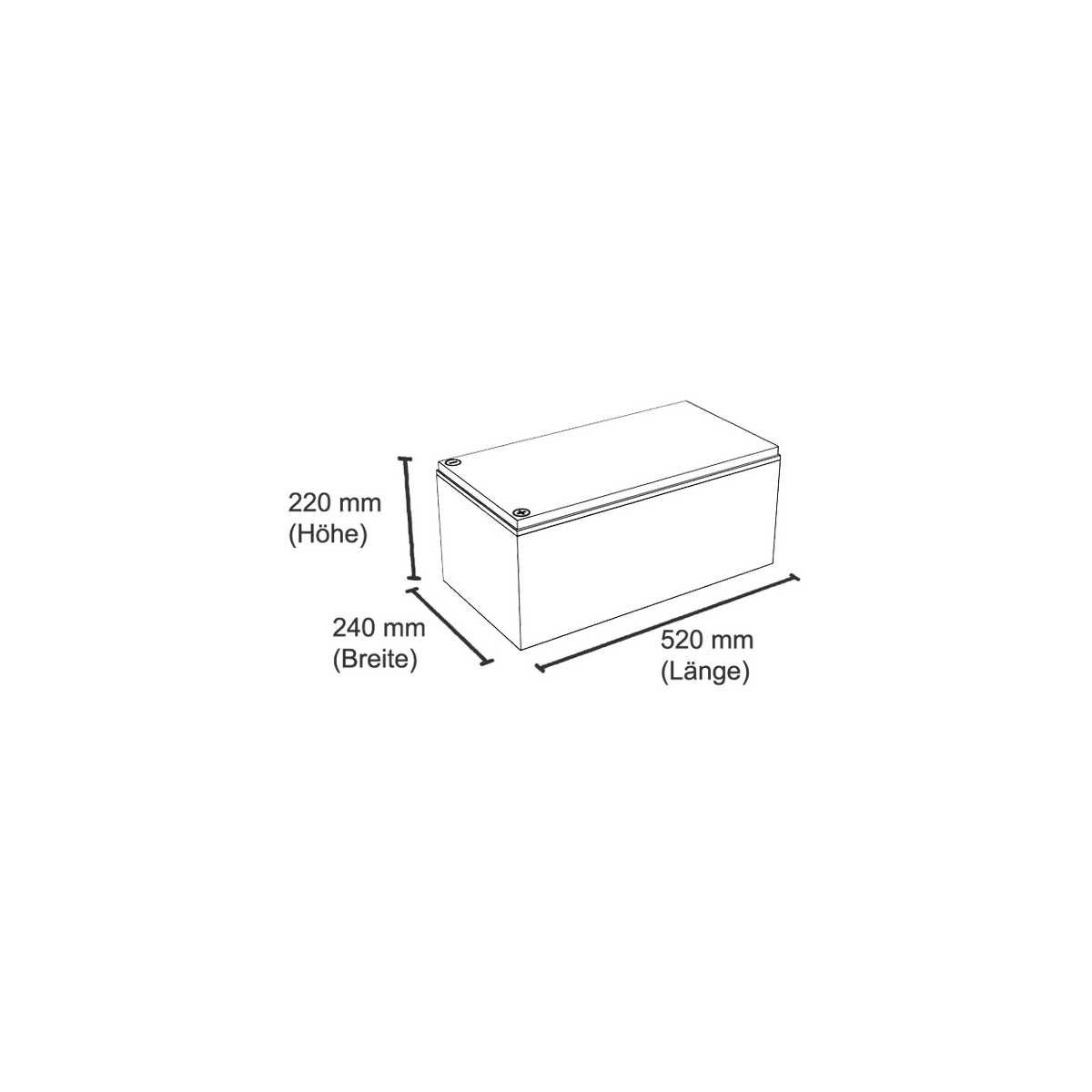 BULLTRON Lithium-Batterie POLAR 460Ah 12V inkl. BMS 300A Dauerstrom - App - LI460B300-12-P