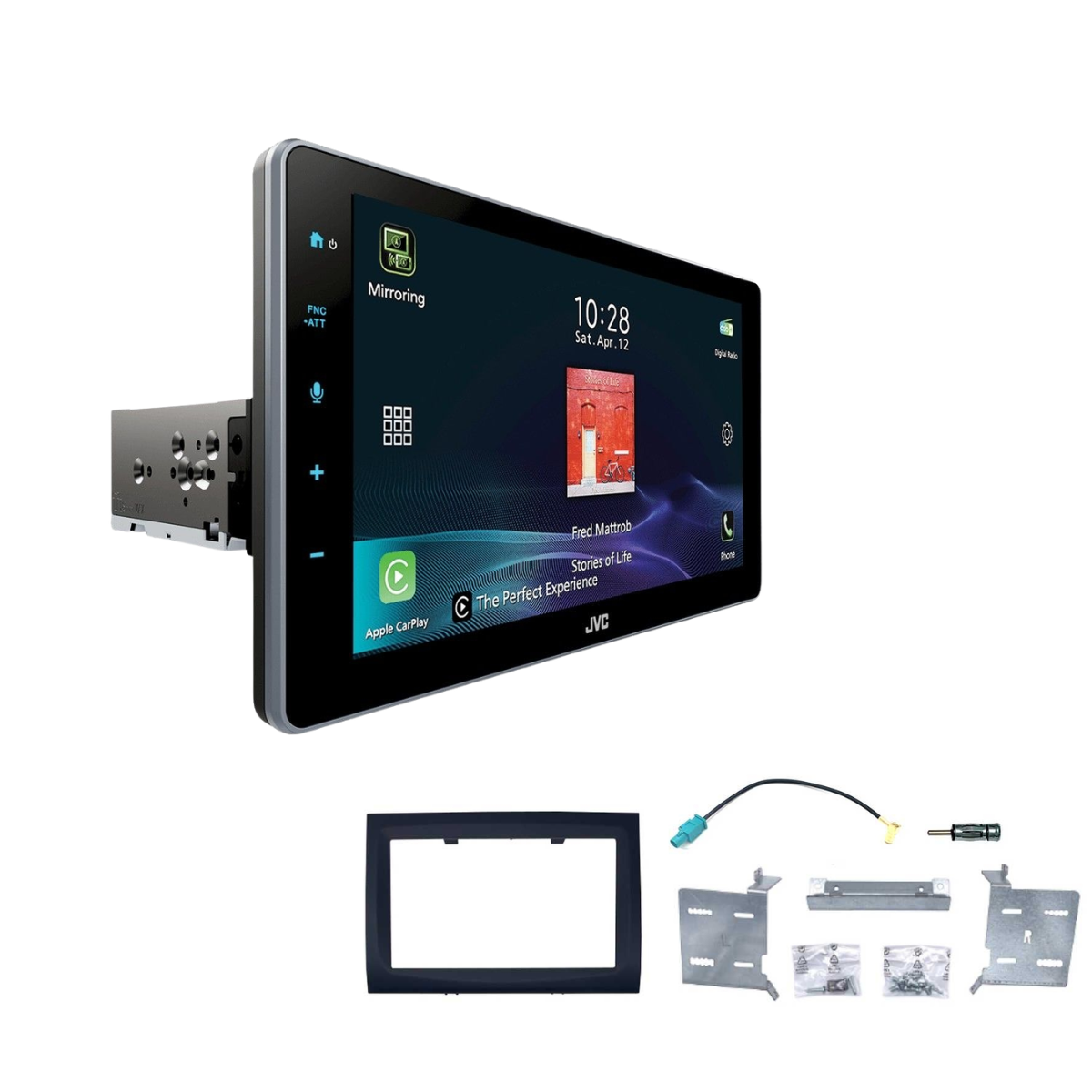 JVC KW-Z900DBW-CAMPER inkl- Installations-Kit ohne LFB fuer Fiat Ducato Serie 7 Bj. 2014-2022 - KWZ900DBW-CAMPER KIT7PRO