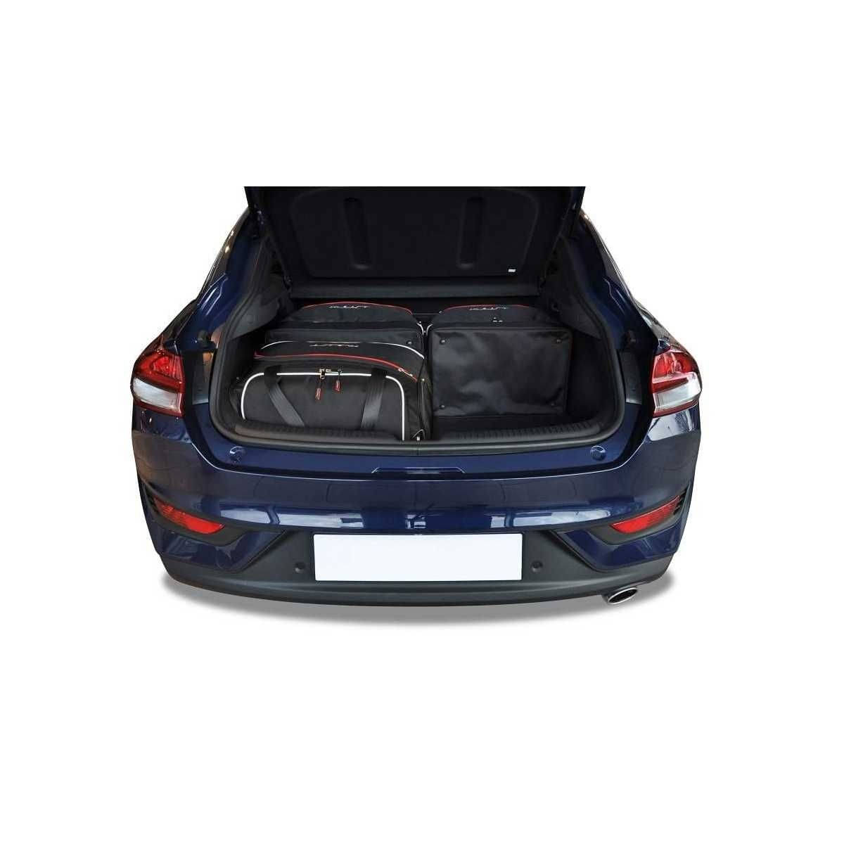 KJUST Kofferraum Taschen Set fuer HYUNDAI i30 FASTBACK ab Bj. 2017 4er-Set - 7018031